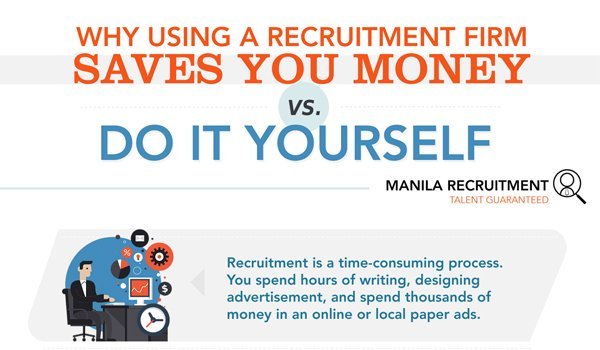 Why Using a Recruitment Firm Saves You Money vs. DIY (Infographic)