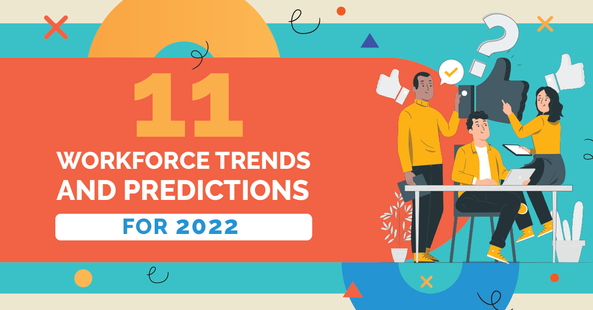 Workforce trends and predictions 2022 banner