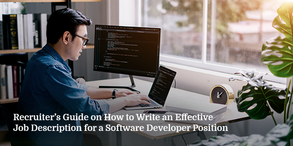 how to create a job description for software developers