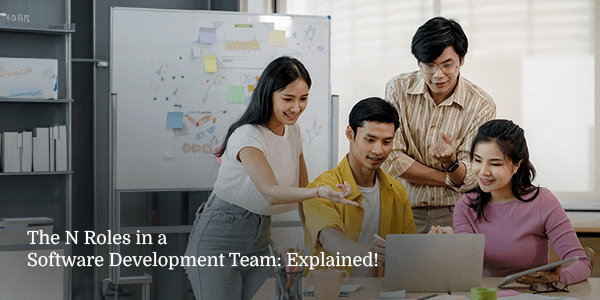 roles in a software development team banner